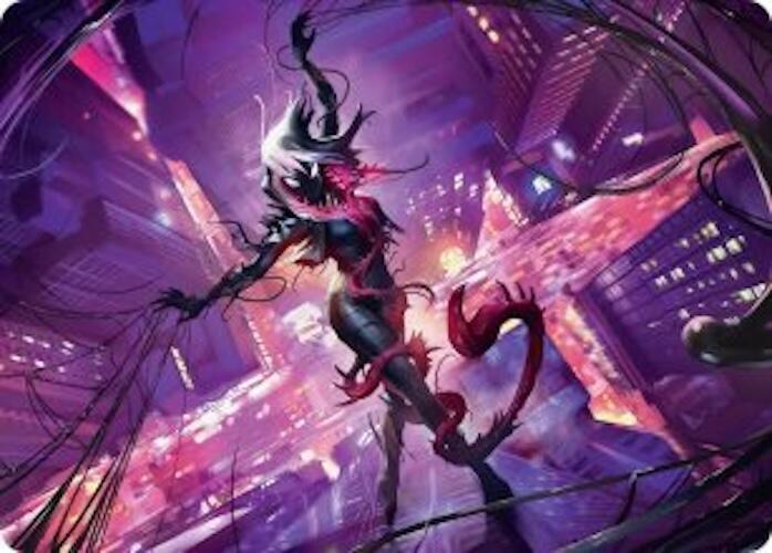 Gwenom, Remorseless Art Card 8 card from Art Series: Marvel's Spider-Man
