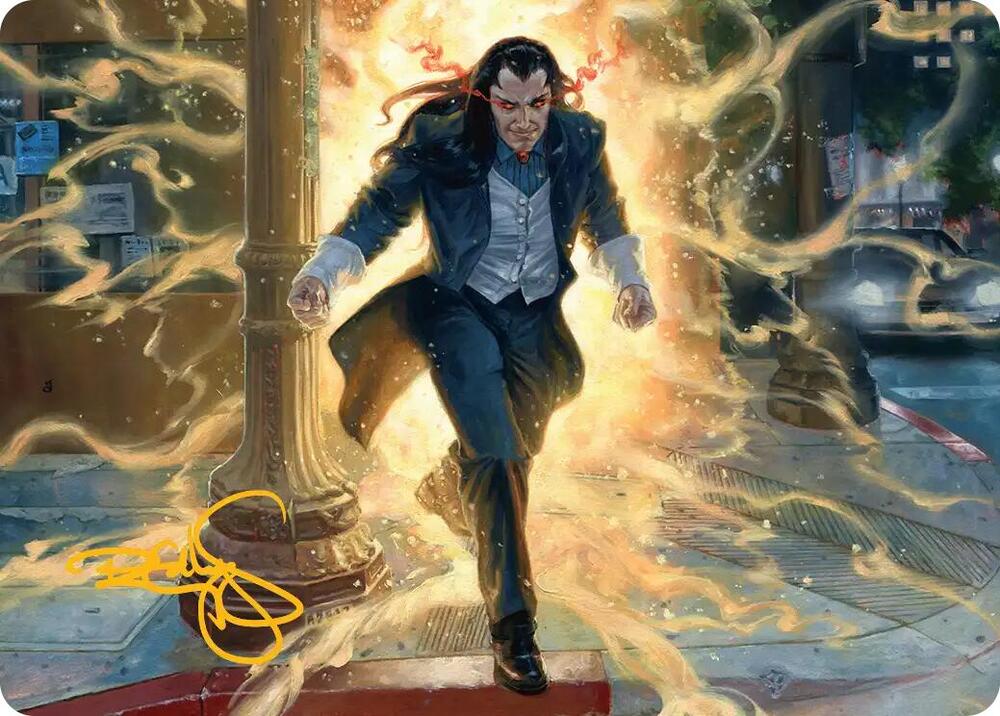 Morlun, Devourer of Spiders Art Card (Gold-Stamped Signature) 9 card from Art Series: Marvel's Spider-Man