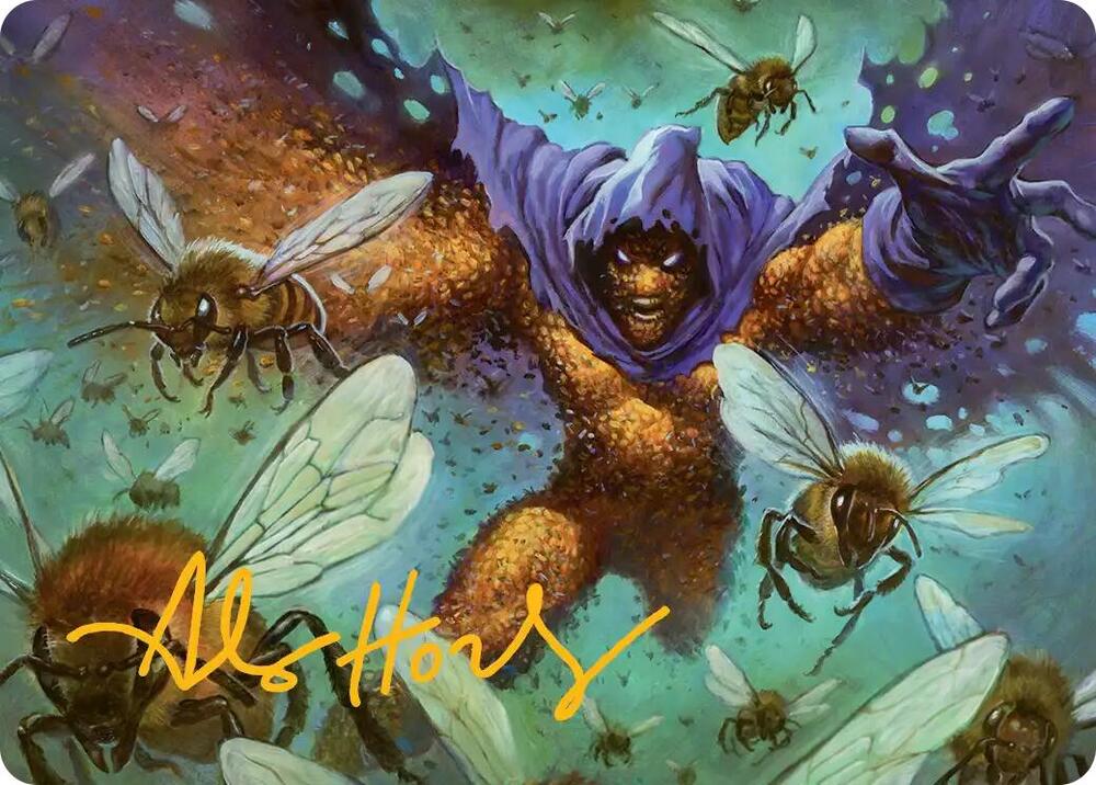 Swarm, Being of Bees Art Card (Gold-Stamped Signature) 11 card from Art Series: Marvel's Spider-Man