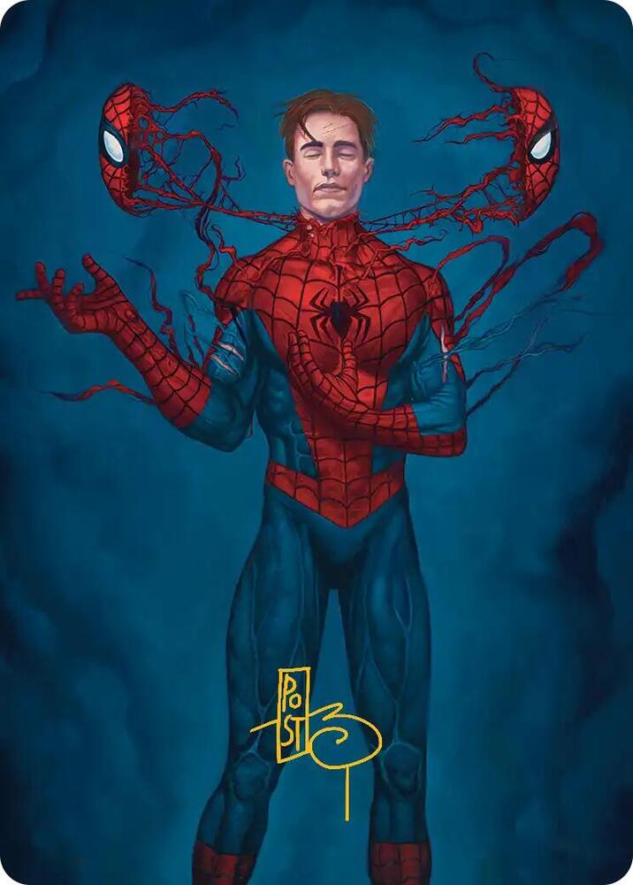 Secret Identity Art Card (Gold-Stamped Signature) 6 card from Art Series: Marvel's Spider-Man