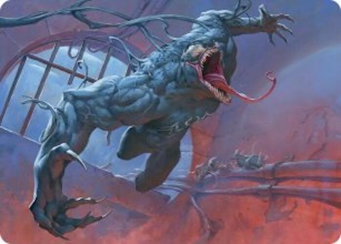 Venom, Evil Unleashed Art Card 12 card from Art Series: Marvel's Spider-Man
