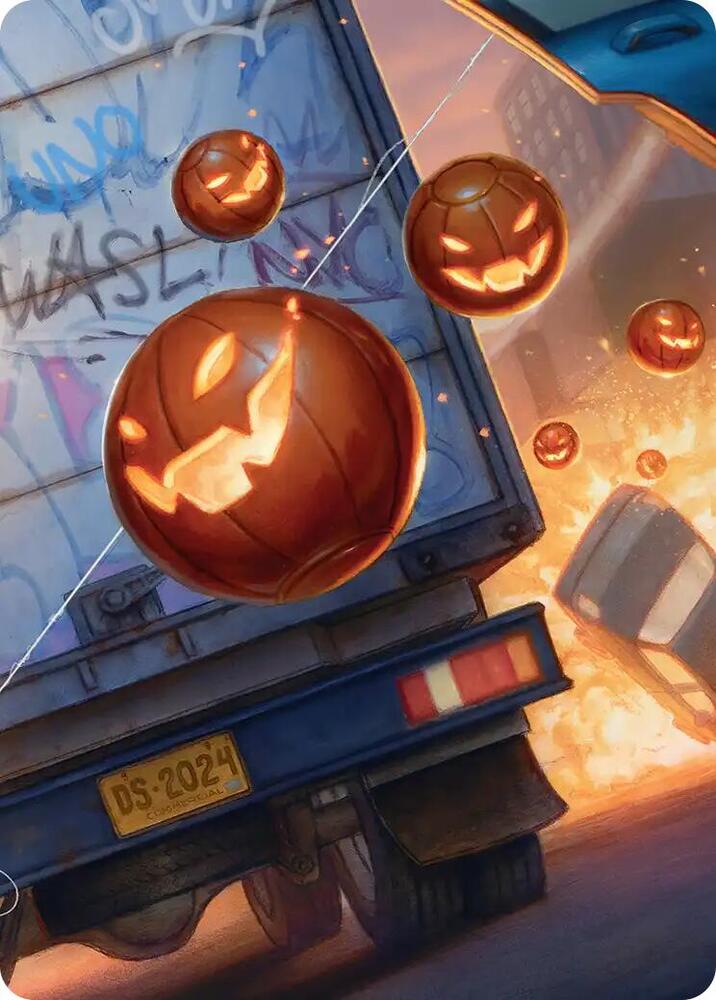 Pumpkin Bombs Art Card card from Art Series: Marvel's Spider-Man