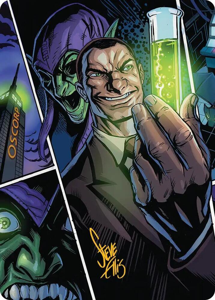 Norman Osborn Art Card (Gold-Stamped Signature) 43 card from Art Series: Marvel's Spider-Man