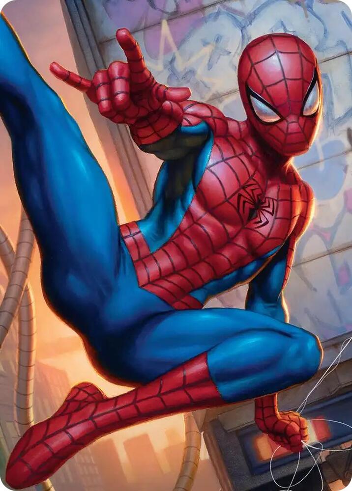 Sensational Spider-Man Art Card card from Art Series: Marvel's Spider-Man