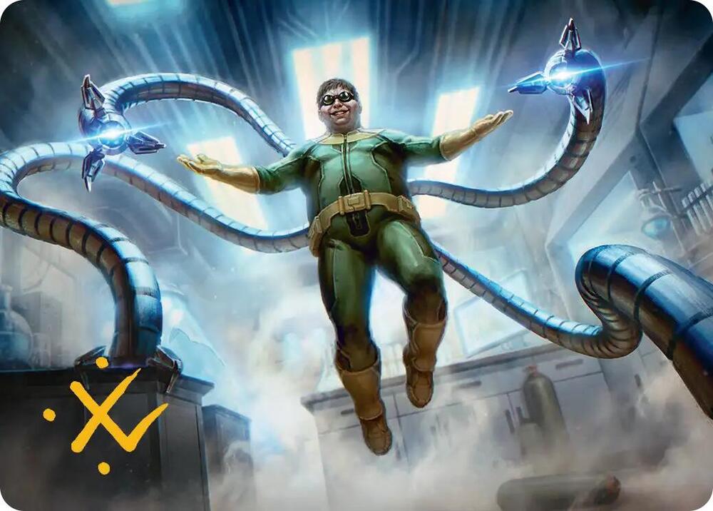 Doctor Octopus, Master Planner Art Card (25/54) (Gold-Stamped Signature) card from Art Series: Marvel's Spider-Man