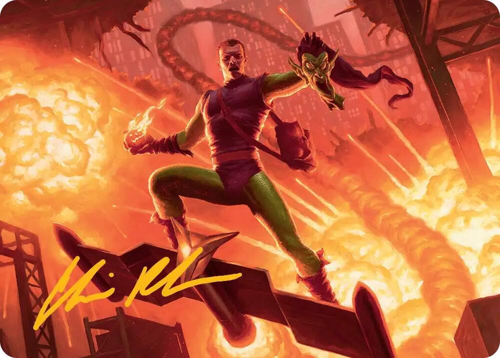 Green Goblin, Revenant Art Card (Gold-Stamped Signature) 27 card from Art Series: Marvel's Spider-Man