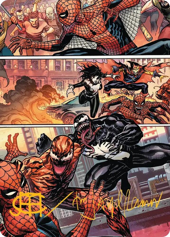 Maximum Carnage Art Card (Gold-Stamped Signature) 46 card from Art Series: Marvel's Spider-Man