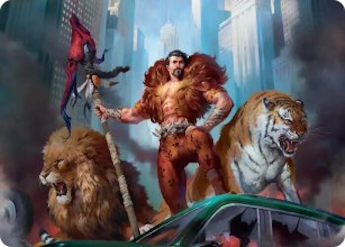 Kraven, Proud Predator Art Card 28 card from Art Series: Marvel's Spider-Man