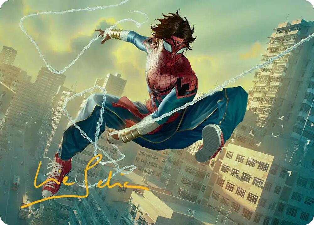 Spider-Man India Art Card (Gold-Stamped Signature) 31 card from Art Series: Marvel's Spider-Man