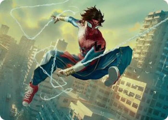 Spider-Man India Art Card 31 card from Art Series: Marvel's Spider-Man