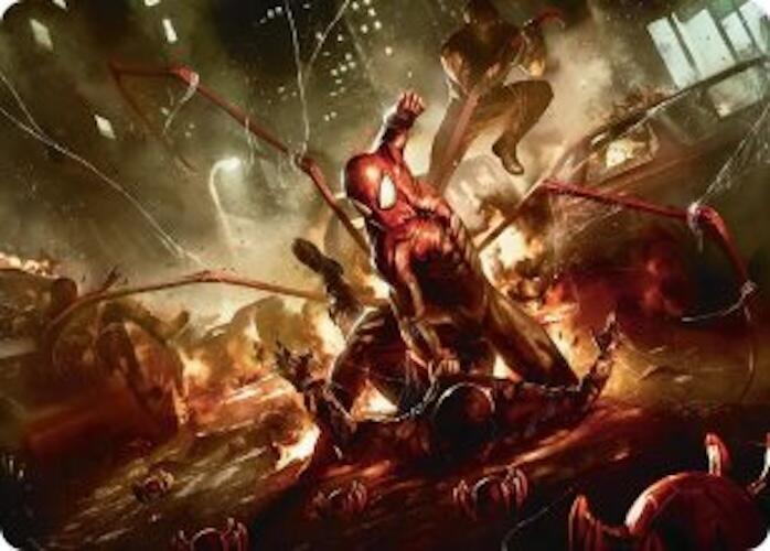 Superior Spider-Man Art Card 32 card from Art Series: Marvel's Spider-Man