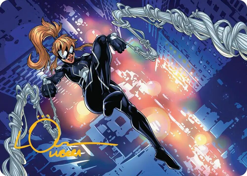 Arana, Heart of the Spider Art Card (Gold-Stamped Signature) 37 card from Art Series: Marvel's Spider-Man