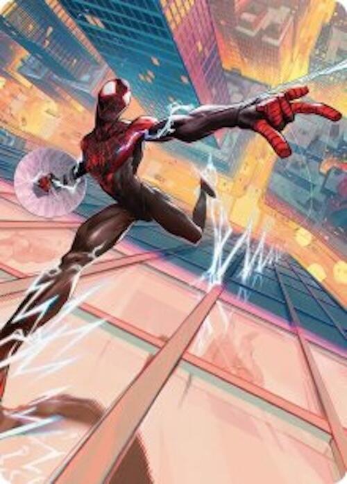 Ultimate Spider-Man Art Card 41 card from Art Series: Marvel's Spider-Man