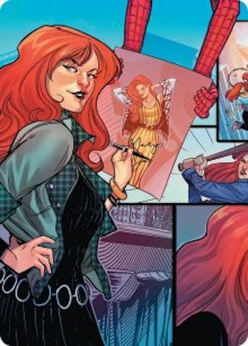 Mary Jane Watson Art Card 50 card from Art Series: Marvel's Spider-Man