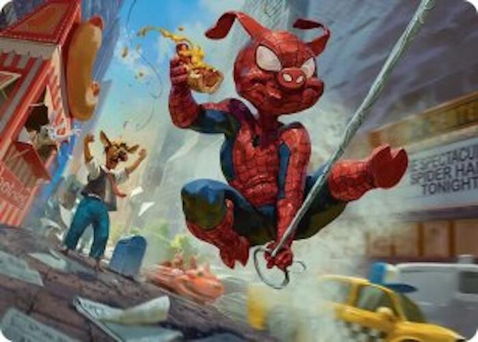 Spider-Ham, Peter Porker Art Card 19 card from Art Series: Marvel's Spider-Man