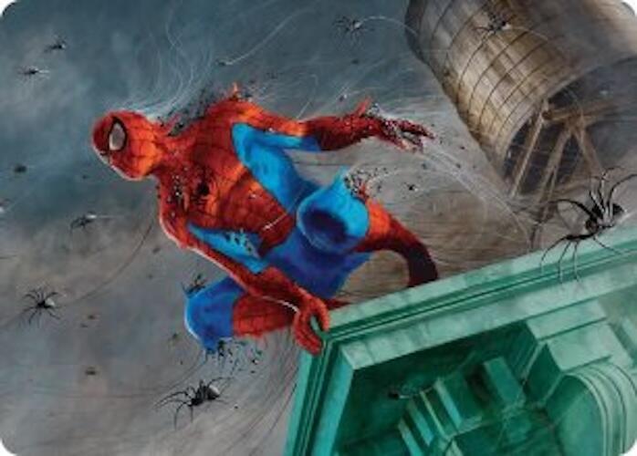 Spiders-Man, Heroic Horde Art Card 21 card from Art Series: Marvel's Spider-Man