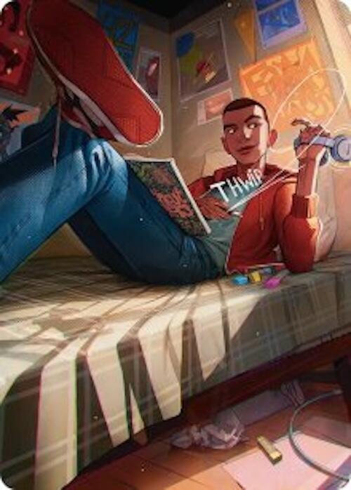 Miles Morales Art Card 35 card from Art Series: Marvel's Spider-Man
