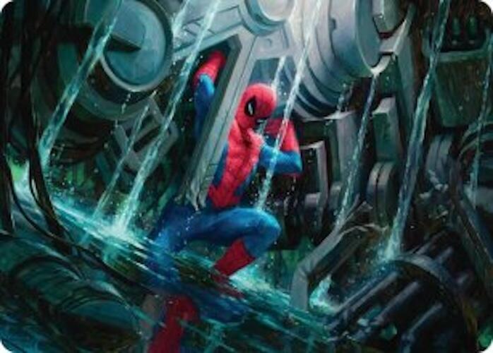 Strength of Will Art Card 22 card from Art Series: Marvel's Spider-Man
