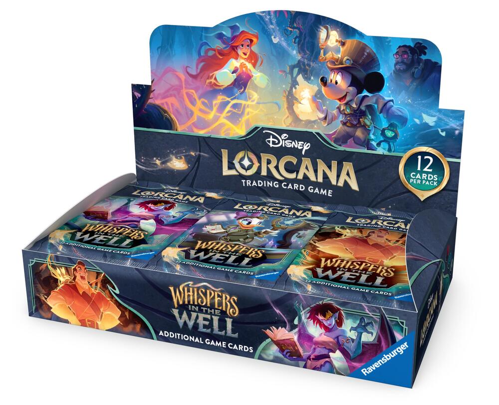 Disney Lorcana: Whispers in the Well Booster Box card from Whispers in the Well