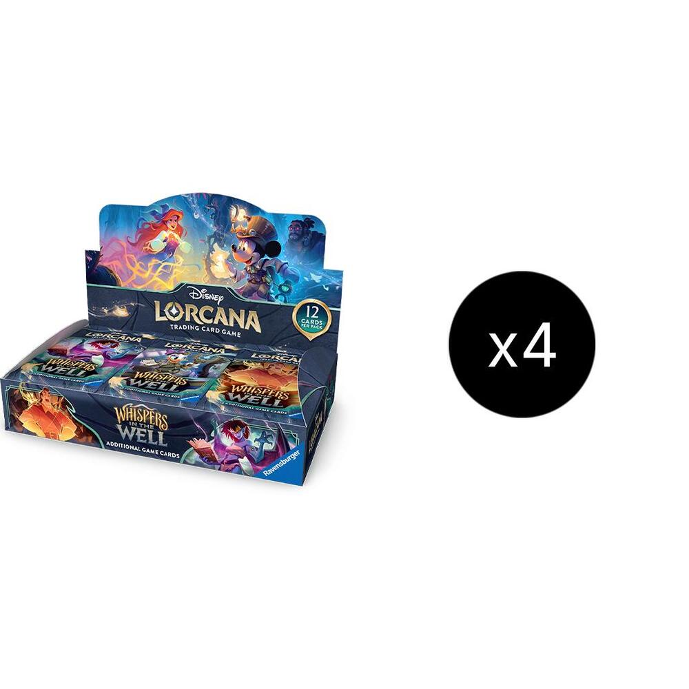 Disney Lorcana: Whispers in the Well Booster Box Case card from Whispers in the Well