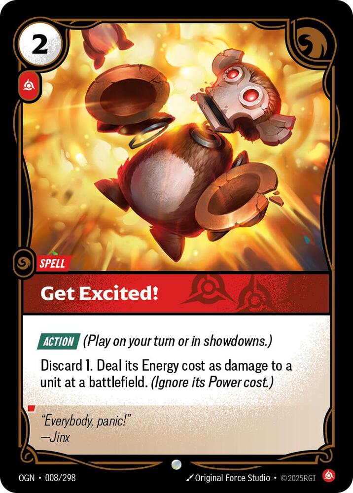 Get Excited! 008/298 card from Origins