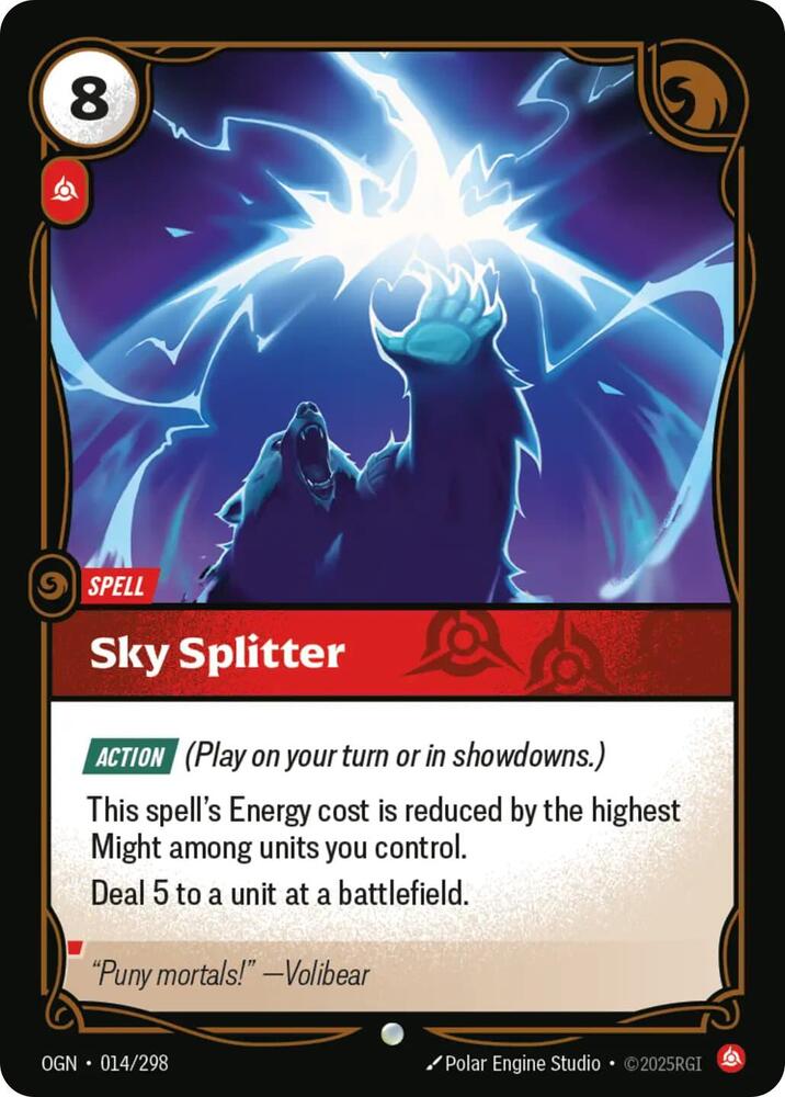 Sky Splitter 014/298 card from Origins