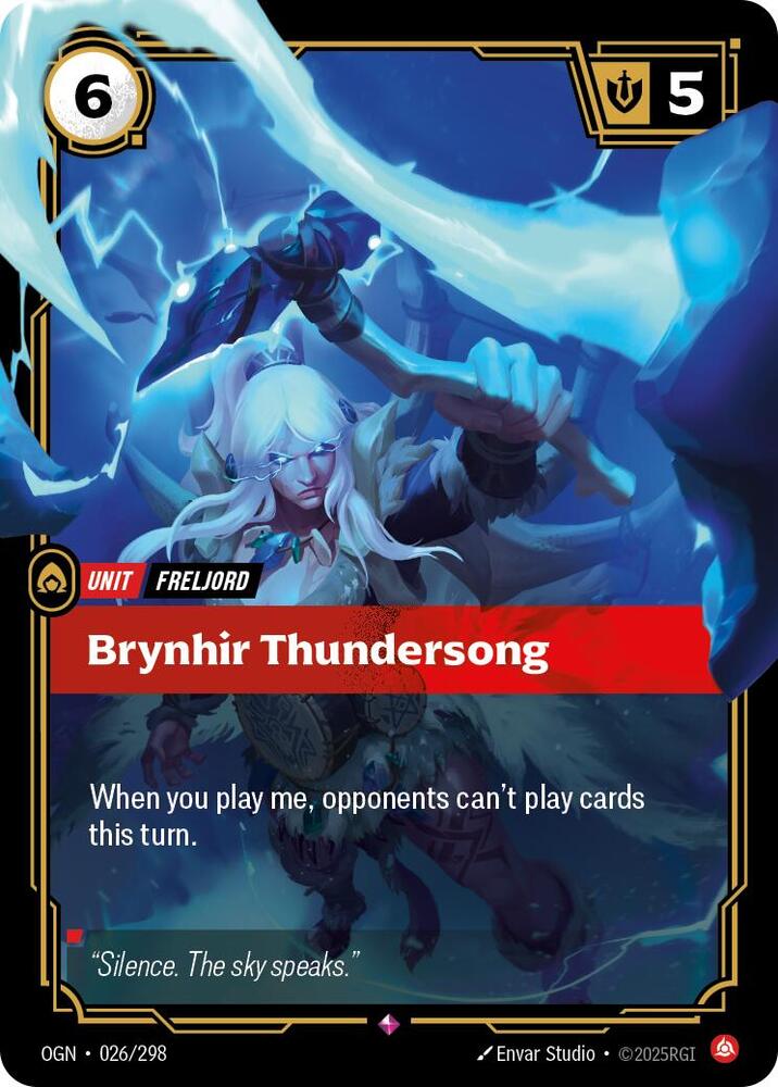 Brynhir Thundersong 026/298 card from Origins
