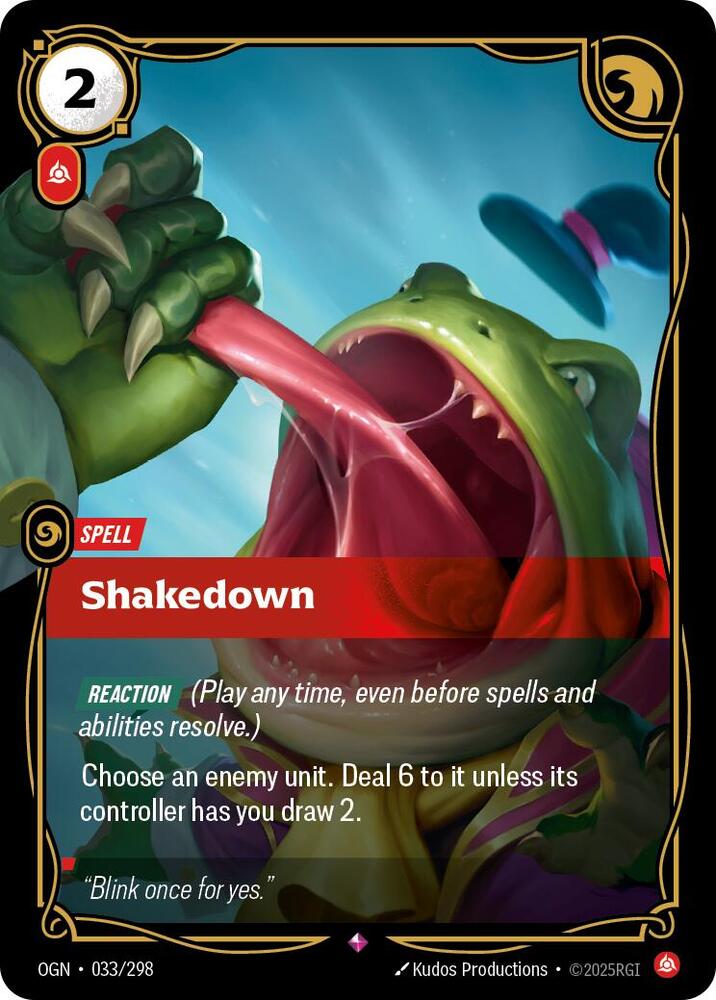 Shakedown 033/298 card from Origins