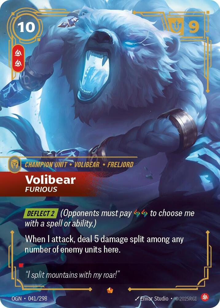 Volibear - Furious 041/298 card from Origins
