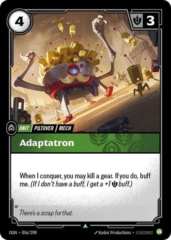Adaptatron 056/298 card from Origins