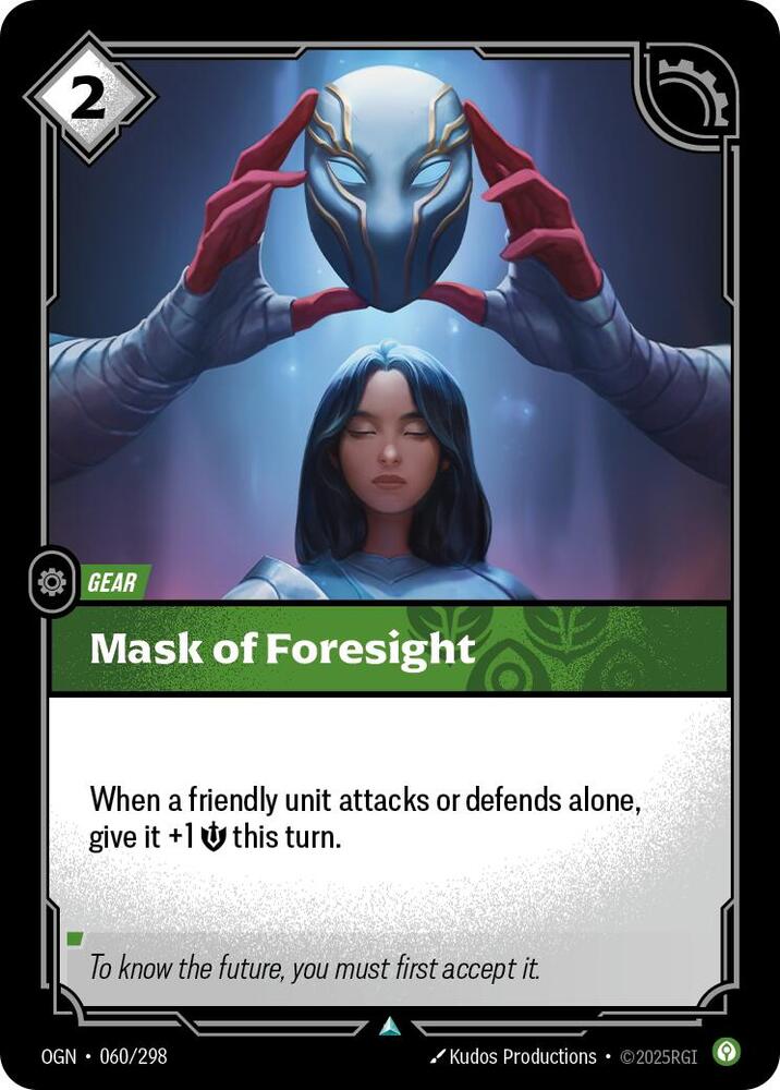 Mask of Foresight 060/298 card from Origins