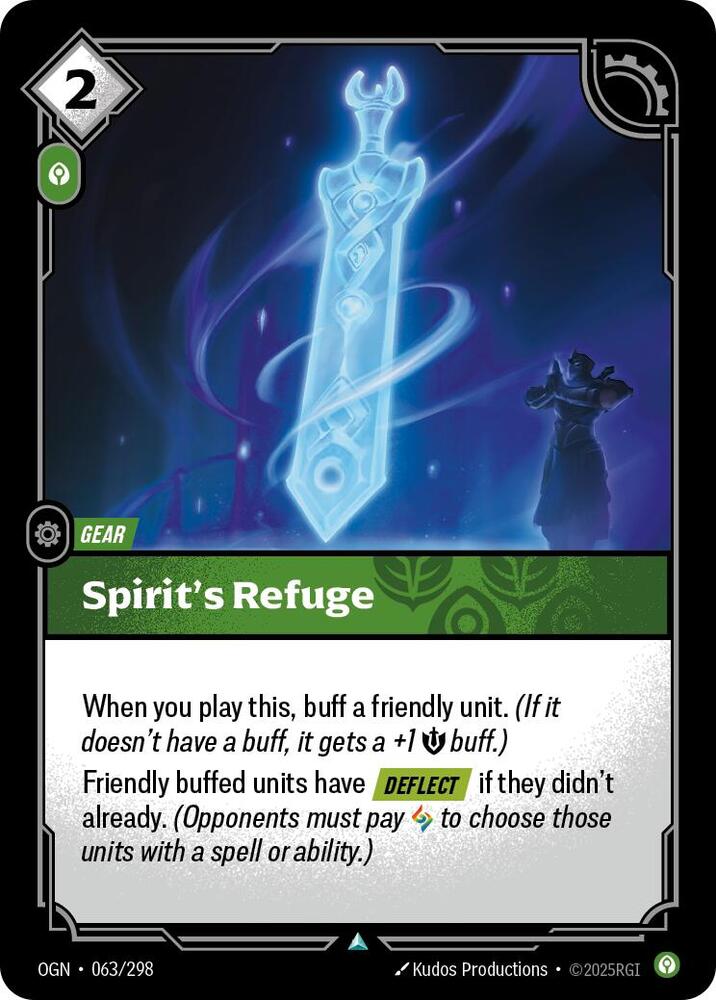 Spirit's Refuge 063/298 card from Origins
