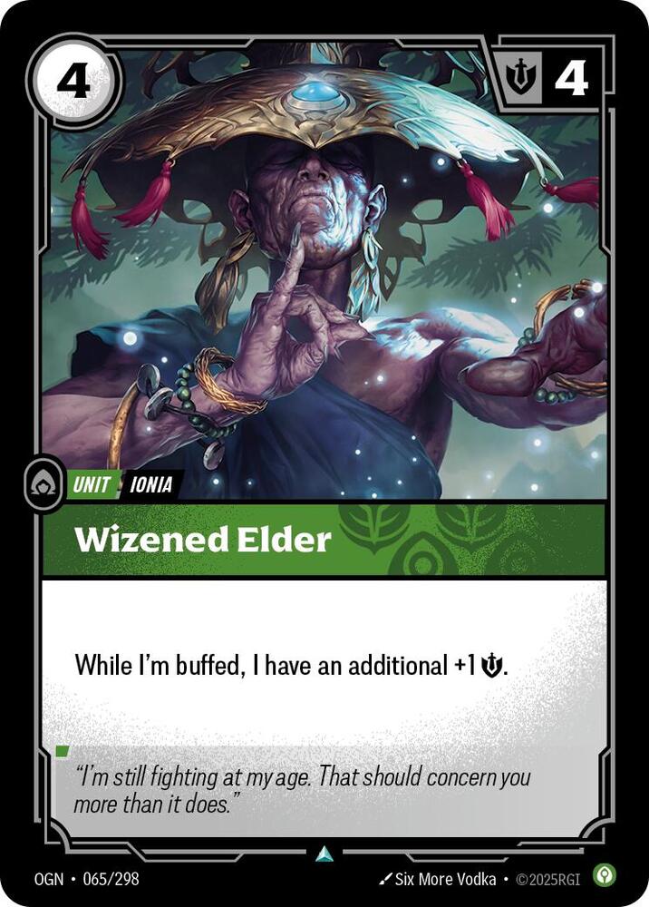 Wizened Elder 065/298 card from Origins