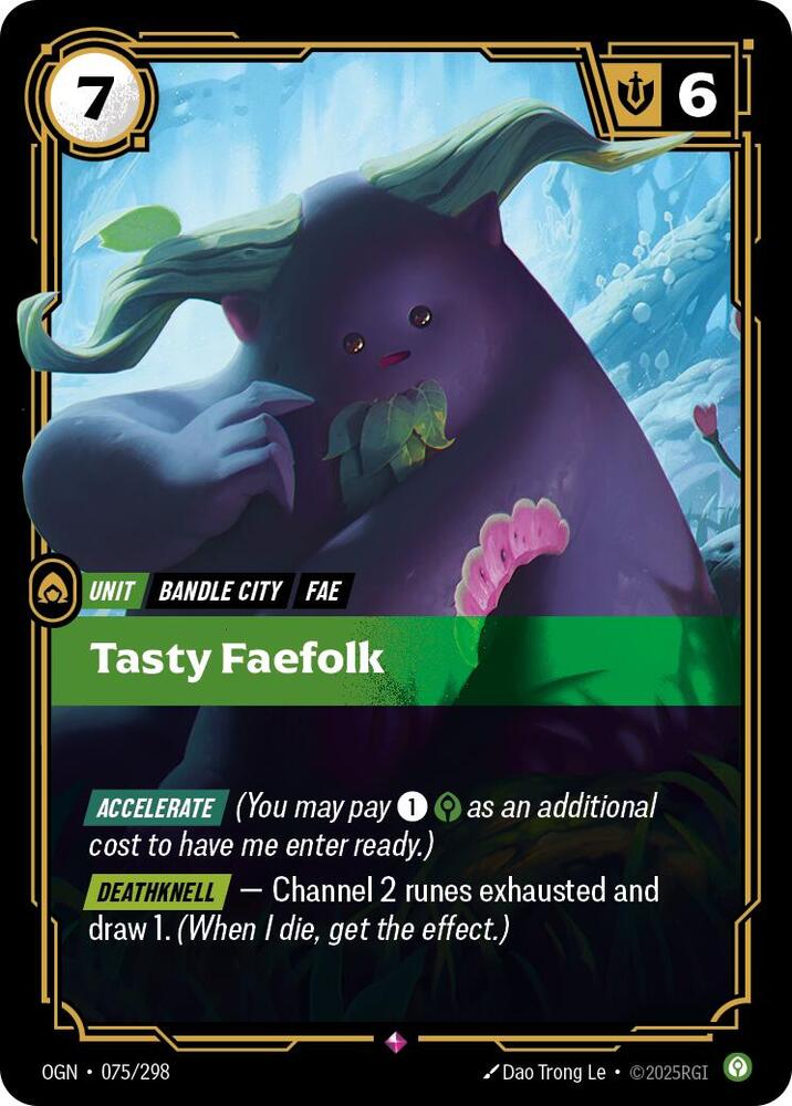 Tasty Faefolk 075/298 card from Origins