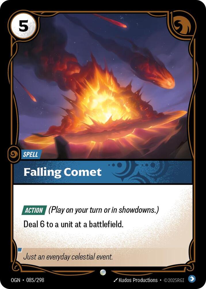 Falling Comet 085/298 card from Origins