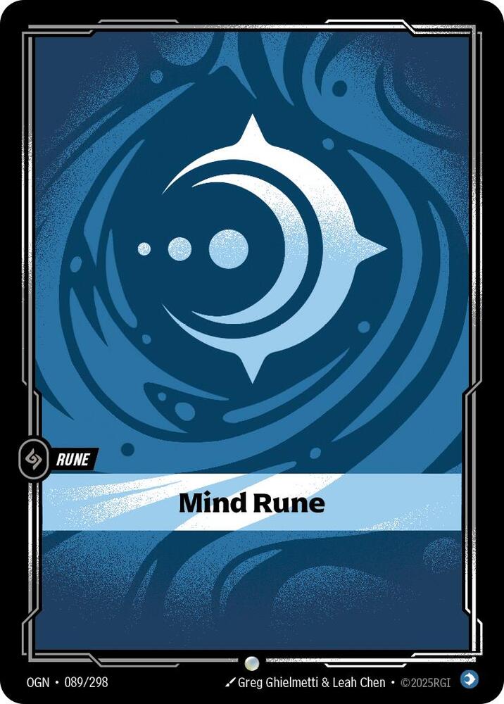 Mind Rune 089/298 card from Origins