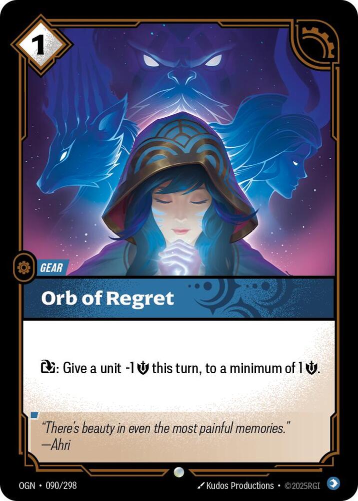 Orb of Regret 090/298 card from Origins