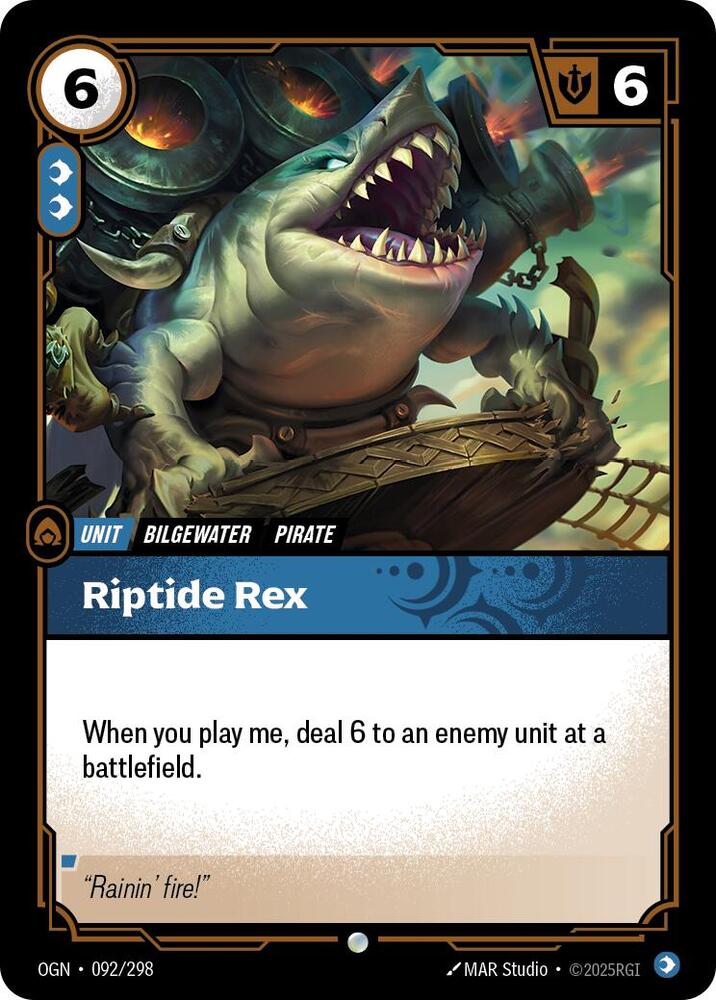 Riptide Rex 092/298 card from Origins