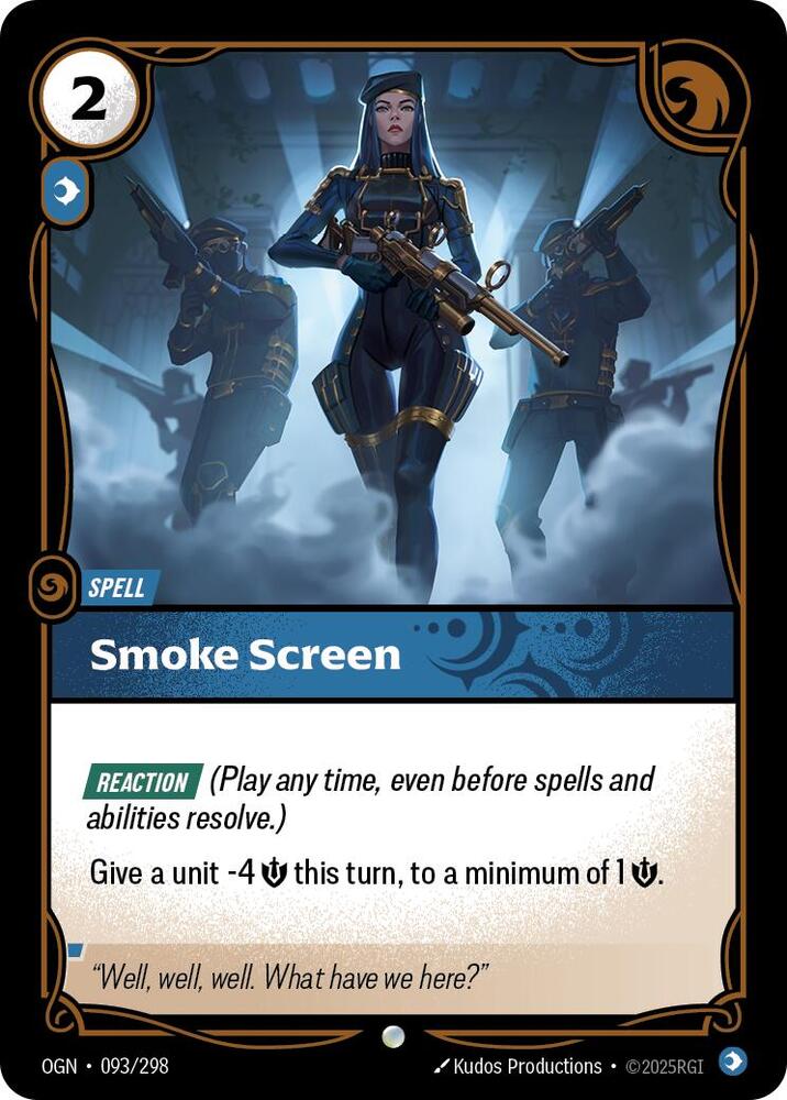 Smoke Screen 093/298 card from Origins