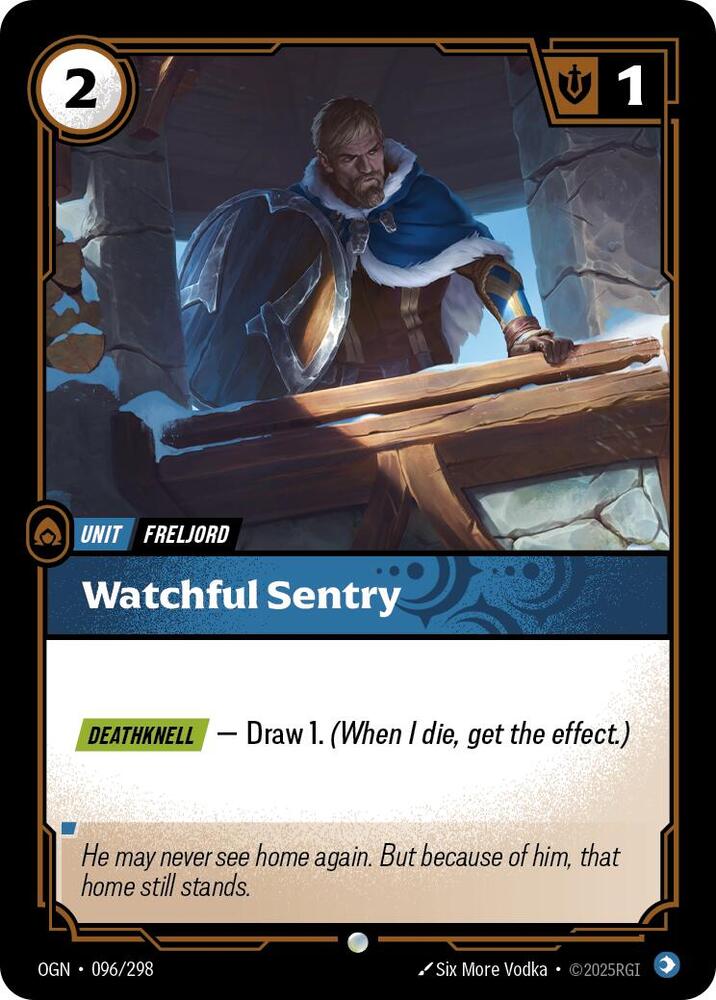 Watchful Sentry 096/298 card from Origins