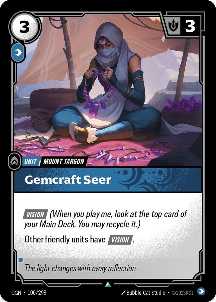Gemcraft Seer 100/298 card from Origins