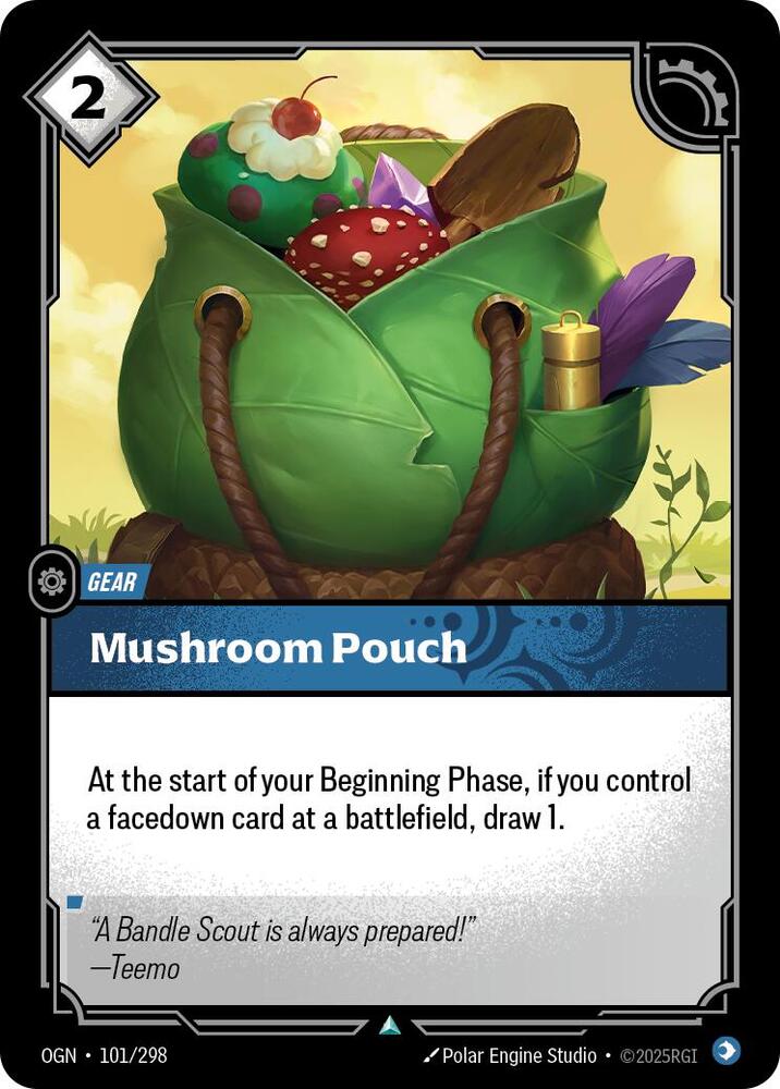 Mushroom Pouch 101/298 card from Origins