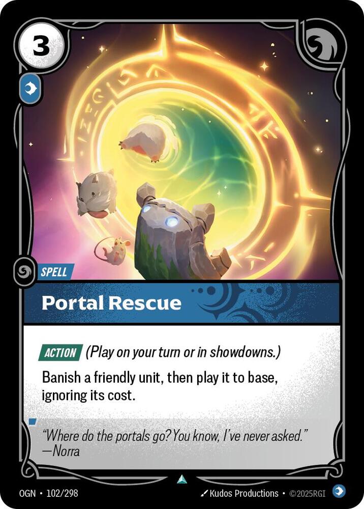 Portal Rescue 102/298 card from Origins