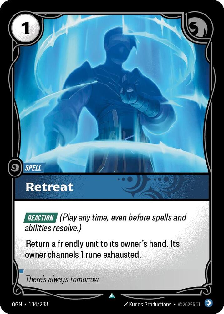Retreat 104/298 card from Origins