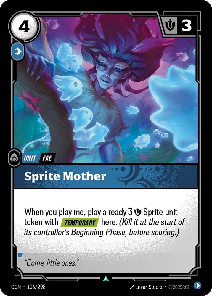 Sprite Mother 106/298 card from Origins