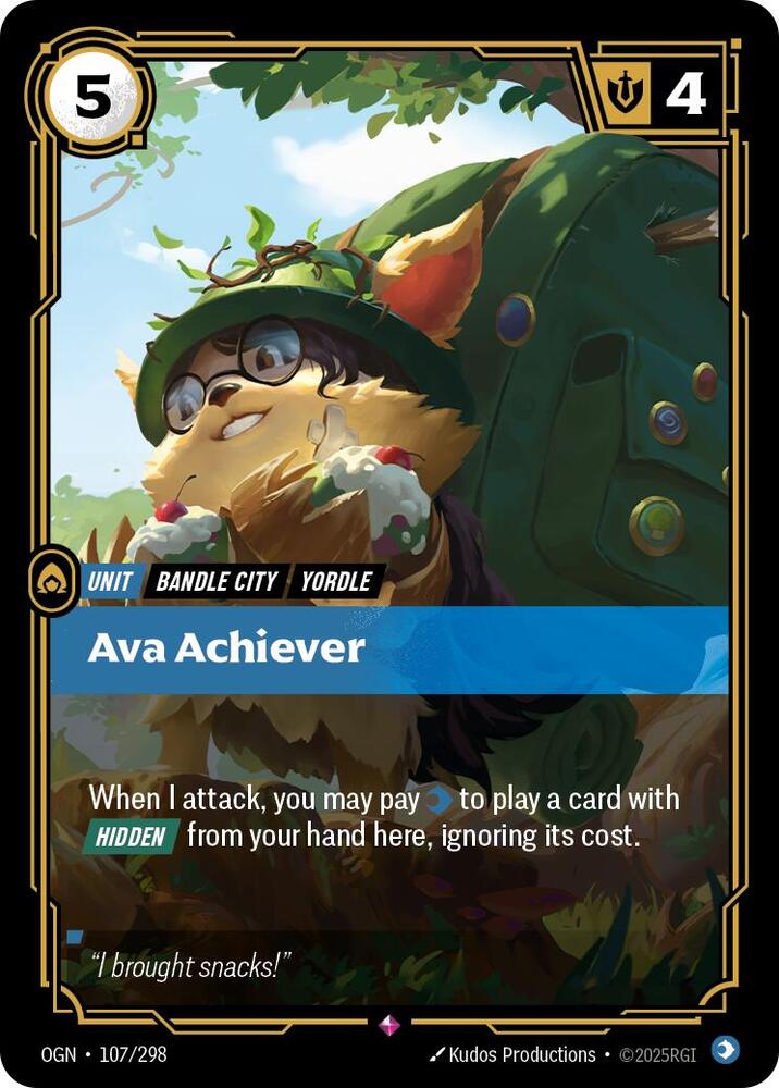 Ava Achiever 107/298 card from Origins