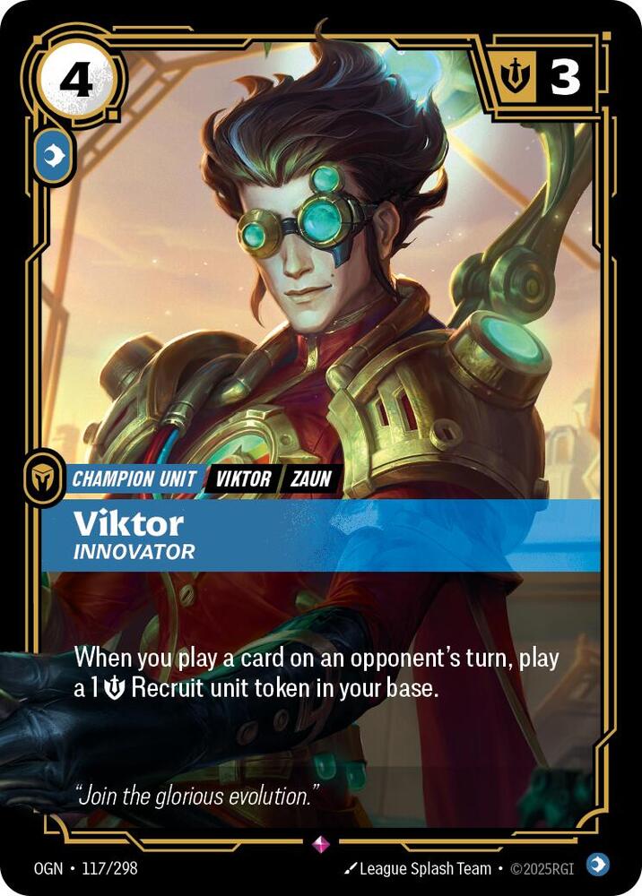 Viktor - Innovator 117/298 card from Origins