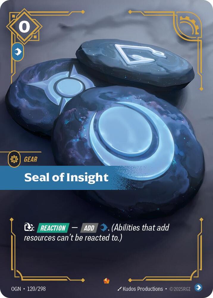 Seal of Insight 120/298 card from Origins