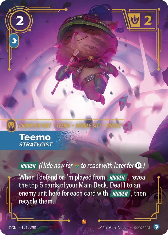 Teemo - Strategist 121/298 card from Origins