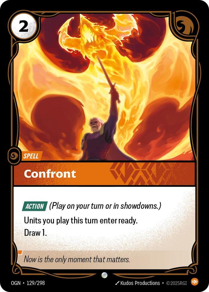 Confront 129/298 card from Origins